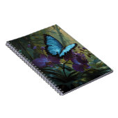 Blue Morpho Orchid Jungle Notebook Notizblock (Rechte Seite)
