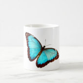 Blue Morpho Rainforest Butterfly Kaffeetasse (Mittel)