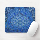 Blue Mosaic Detail, Deutschland Mousepad (Mit Mouse)