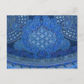 Blue Mosaic Detail, Deutschland Postkarte (Vorderseite)