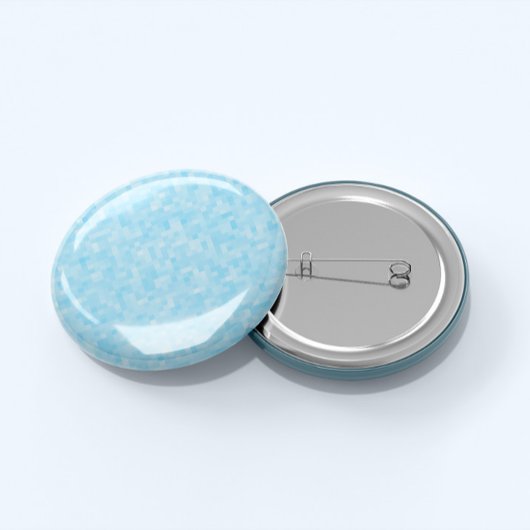 Blue Mosaic Pixel Button