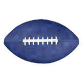 Blue mosaic pixel pattern football (Vorderseite)