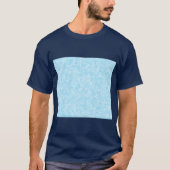 Blue Mosaic Pixel T-Shirt (Vorderseite)