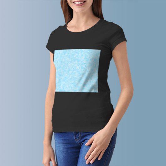 Blue Mosaic Pixel T-Shirt