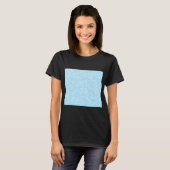 Blue Mosaic Pixel T-Shirt (Vorne ganz)
