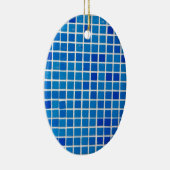 Blue Mosaic Tile Keramikornament (Rechts)