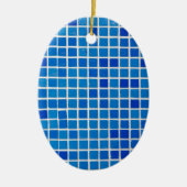 Blue Mosaic Tile Keramikornament (Vorne)