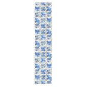 Blue Mosaik Table Runner Kurzer Tischläufer (Vorderseite)