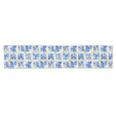Blue Mosaik Table Runner Kurzer Tischläufer (Horizontal)
