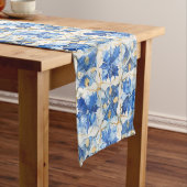 Blue Mosaik Table Runner Kurzer Tischläufer (Beispiel)