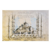 Blue mosque poster (Vorderseite)
