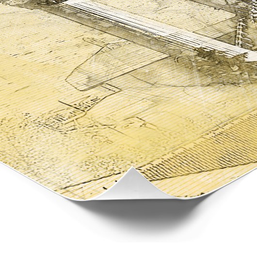 Blue mosque poster (Ecke)