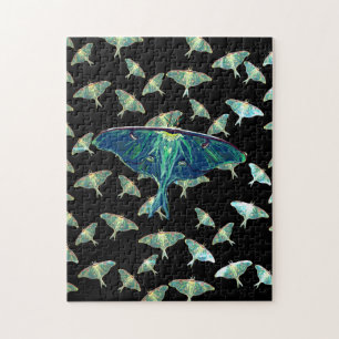 Blue Moth ButterflyPuzzle Geschenkboxen Puzzle