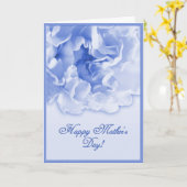 Blue Mother Day Carnation Card Karte (Gelbe Blume)