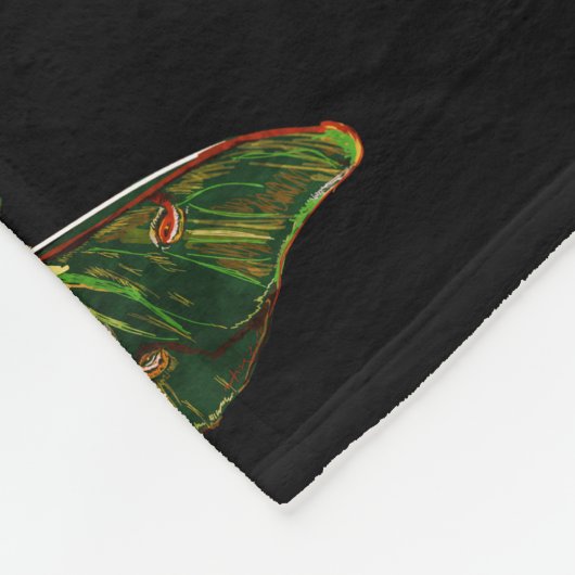 Blue Moths Butterfly Art Fleecedecke (Ecke)