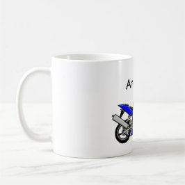 Blue Motorbike Kaffeetasse