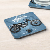 Blue Motorrad Untersetzer | Motorrad-Untersetzer-S (Linke Seite)