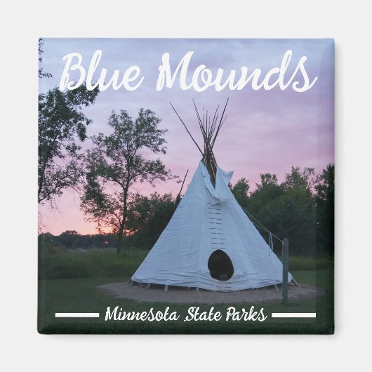 Blue Mounds Staaten Park Magnet (Vorne)