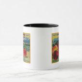Blue Mountain Apple Crate LabelCove, OR Tasse (Zentrum)