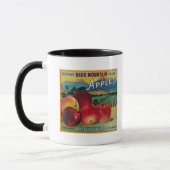 Blue Mountain Apple Crate LabelCove, OR Tasse (Links)