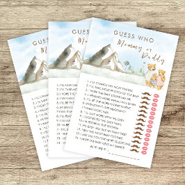 Blue Mountain Bär rät, wer Mama oder Daddy Game is