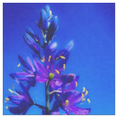 Blue Mountain Camas Tapestry Stoff (Nahaufnahme)