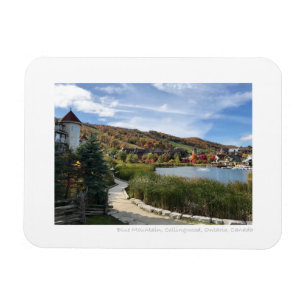 Blue Mountain Collingwood Ontario Foto Magnet