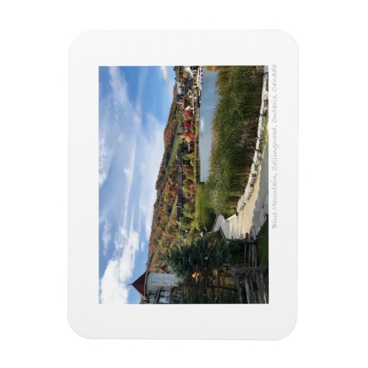 Blue Mountain Collingwood Ontario Foto Magnet (Vertikal)