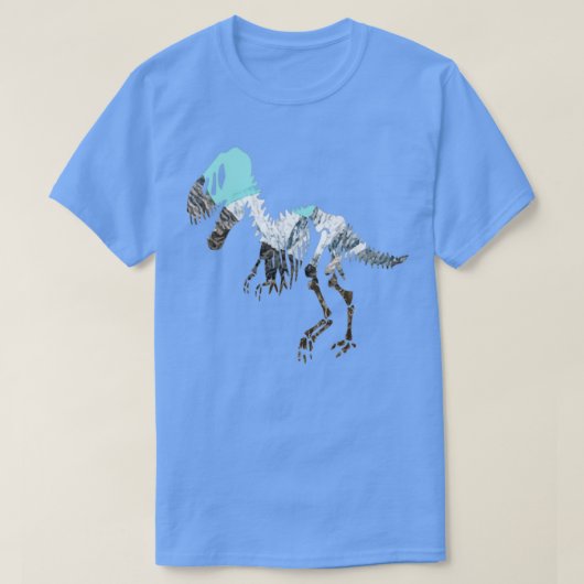 Blue Mountain Dinosaur Fossil T-Shirt (Design vorne)