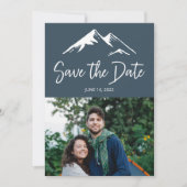 Blue Mountain Hochzeit in Urlaubsort Foto Save The Date (Vorderseite)