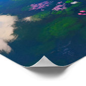 Blue Mountain Oasis Poster (Ecke)