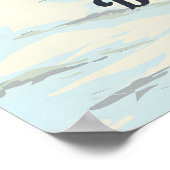 Blue Mountain Ski Resort Kanada Reiseplakat Poster (Ecke)