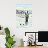Blue Mountain Ski Resort Kanada Reiseplakat Poster (Heimbüro)