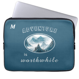 Blue Mountain Small Image Monogram Inspirierend An Laptopschutzhülle
