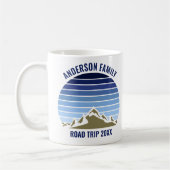 Blue Mountain Sunset Personalisiert Family Wieders Kaffeetasse (Links)