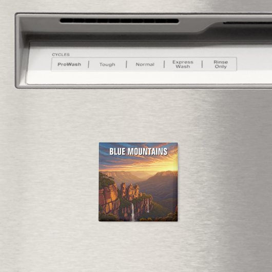 Blue Mountains Australia Travel Magnet (In Situ (Geschirrspüler))