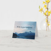 Blue Mountains Deepest Beileid Beileidsbekundungen Karte (Gelbe Blume)