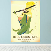 Blue Mountains New South Wales Australien Leinwanddruck (Insitu (Holzboden))