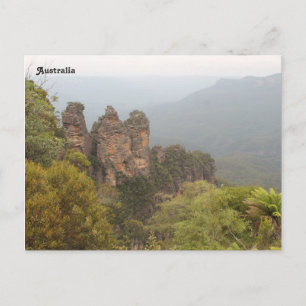 Blue Mountains, New South Wales, Australien. Postkarte