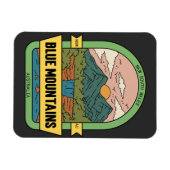 Blue Mountains NSW Australien Magnet (Horizontal)