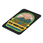 Blue Mountains NSW Australien Magnet (Linke Seite)