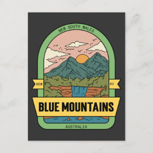 Blue Mountains NSW Australien Postkarte