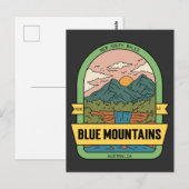 Blue Mountains NSW Australien Postkarte (Vorne/Hinten)