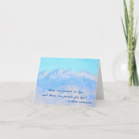 Blue Mountains Wasserfarbe Freunde für das Leben L