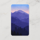 Blue Mountains Wedding Registry Enclosure Card Begleitkarte (Rückseite)