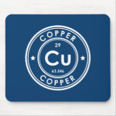 Blue Mouse Pad für Kupferelement Mousepad (Vorne)