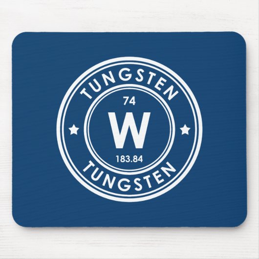 Blue Mouse Pad Tungsten Element Mousepad (Vorne)