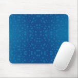 Blue mouse pad with white polka dots on a light mousepad<br><div class="desc">Blue mouse pad with white polka dots on a light wood background. The top image shows the pad alone; the bottom includes a white mouse beside it. Vibrant and modern design.</div>