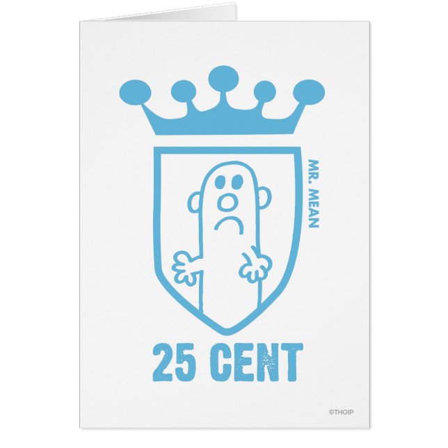 Blue Mr. Gemein Wappen & Crown (Vorne)