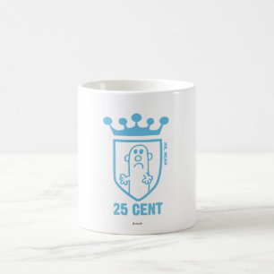 Blue Mr. Gemein Wappen & Crown Kaffeetasse